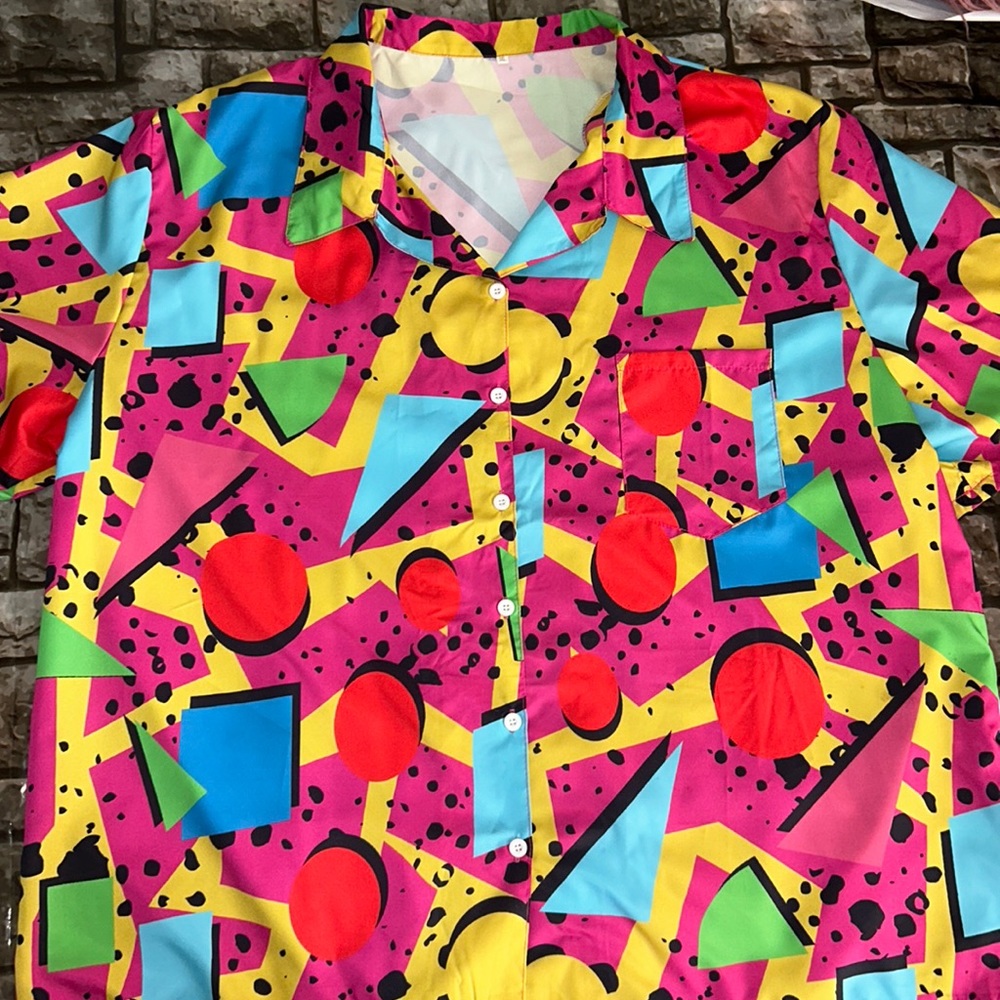 Women Retro Print 3XL